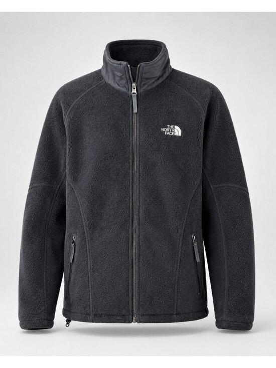 The North Face Jackets & Blazers - The North Face Women’s XL Polartec Fleece Jacket – Full Zip Black Coat - EUC